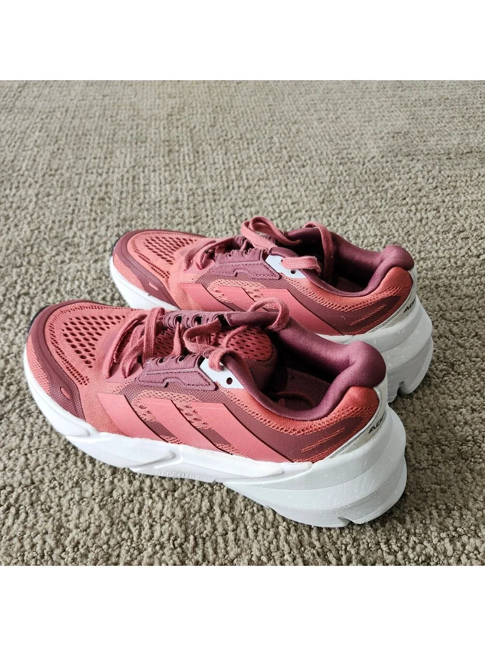Adidas Adistar Running Shoes in Pink Size 6 Lace Up